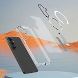 Samsung Galaxy S26 Hurtel Hybrid Armor X Skal m. Kickstand – MagSafe Kompatibel – Genomskinlig