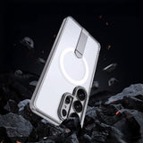 Samsung Galaxy S26 Ultra Hurtel Hybrid Armor X Skal m. Kickstand – MagSafe Kompatibel – Genomskinlig