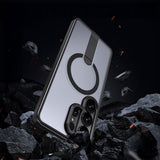 Samsung Galaxy S26 Ultra Hurtel Hybrid Armor X Skal m. Kickstand – MagSafe Kompatibel – Svart