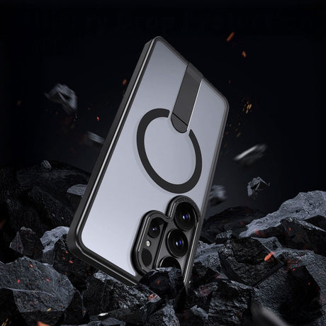 Samsung Galaxy S26 Ultra Hurtel Hybrid Armor X Skal m. Kickstand – MagSafe Kompatibel – Svart