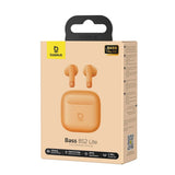 Baseus Bass BS2 Lite True Wireless Hörlurar - Orange