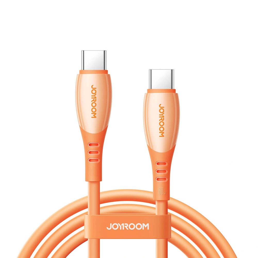 Joyroom 60W USB-C till USB-C Kabel - 1.2m - Orange
