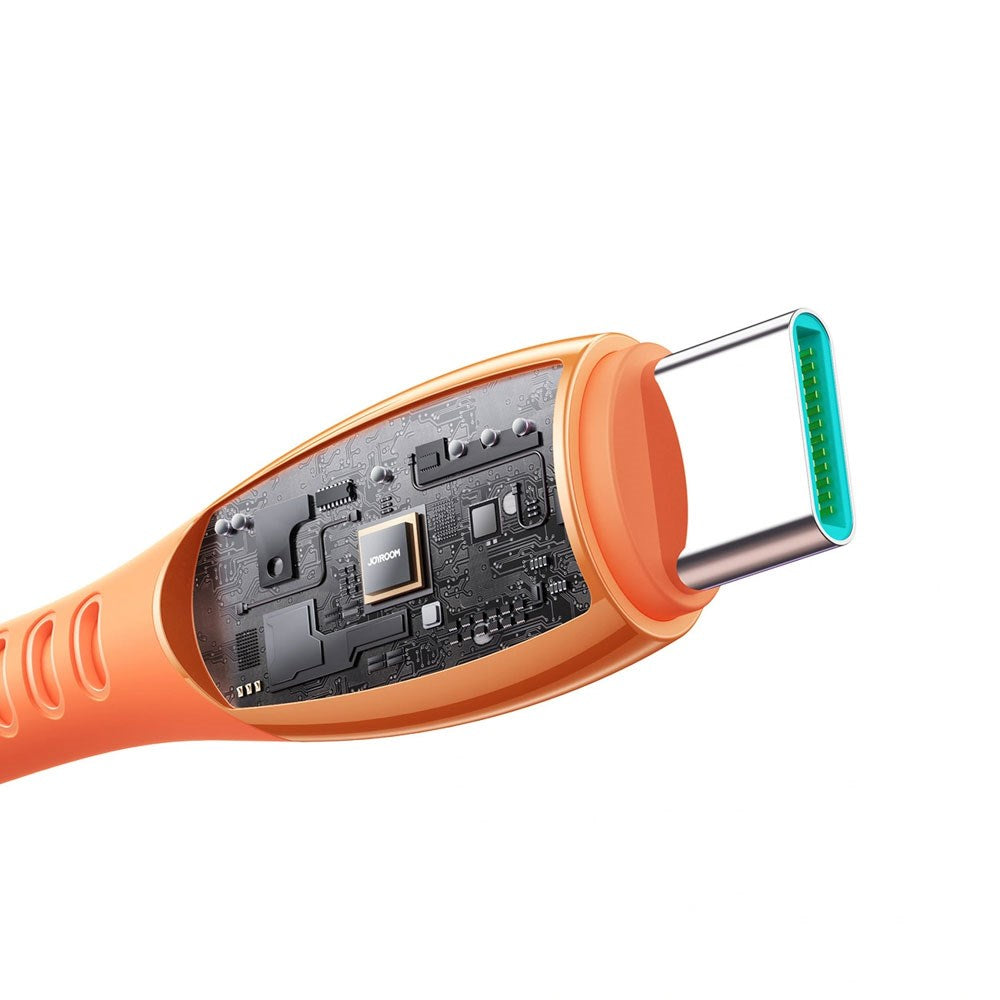 Joyroom 60W USB-C till USB-C Kabel - 1.2m - Orange