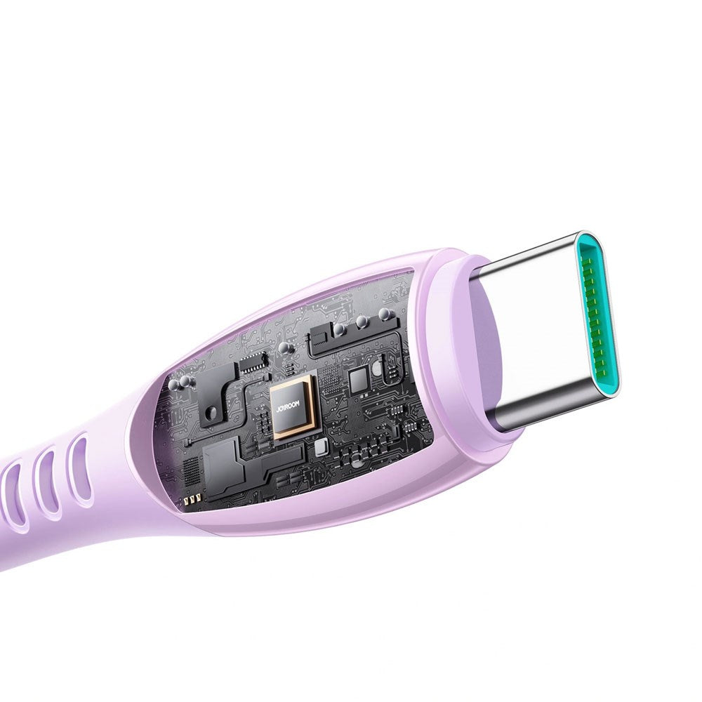 Joyroom 60W USB-C till USB-C Kabel - 1.2m - Lila