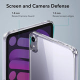 iPad Mini (2024 / 2021) ESR Hybrid Skal med Kickstand - Genomskinlig / Grå