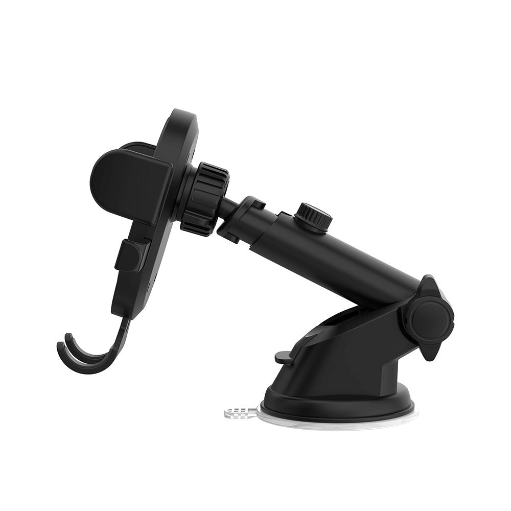 XO C60 Mobiltelefonhållare för Bil - Instrumentbräda och Ventilationsuttag - Max Mobil: 60 - 93mm - Svart