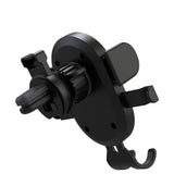 XO C60 Mobiltelefonhållare för Bil - Instrumentbräda och Ventilationsuttag - Max Mobil: 60 - 93mm - Svart