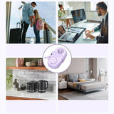 ORICO 20W 5-i-1 Grenuttag med 2 x Schuko 2 x USB-A 1 x USB-C - Lila