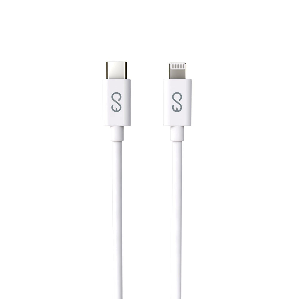 Epico Väggladdare PD 20W m. USB-C till Lightning Kabel - Vit