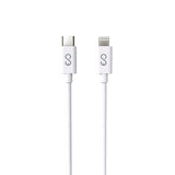 Epico Väggladdare PD 20W m. USB-C till Lightning Kabel - Vit