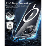 ESR iPhone 16e Classic Hybrid Skal - MagSafe Kompatibel - Genomskinlig