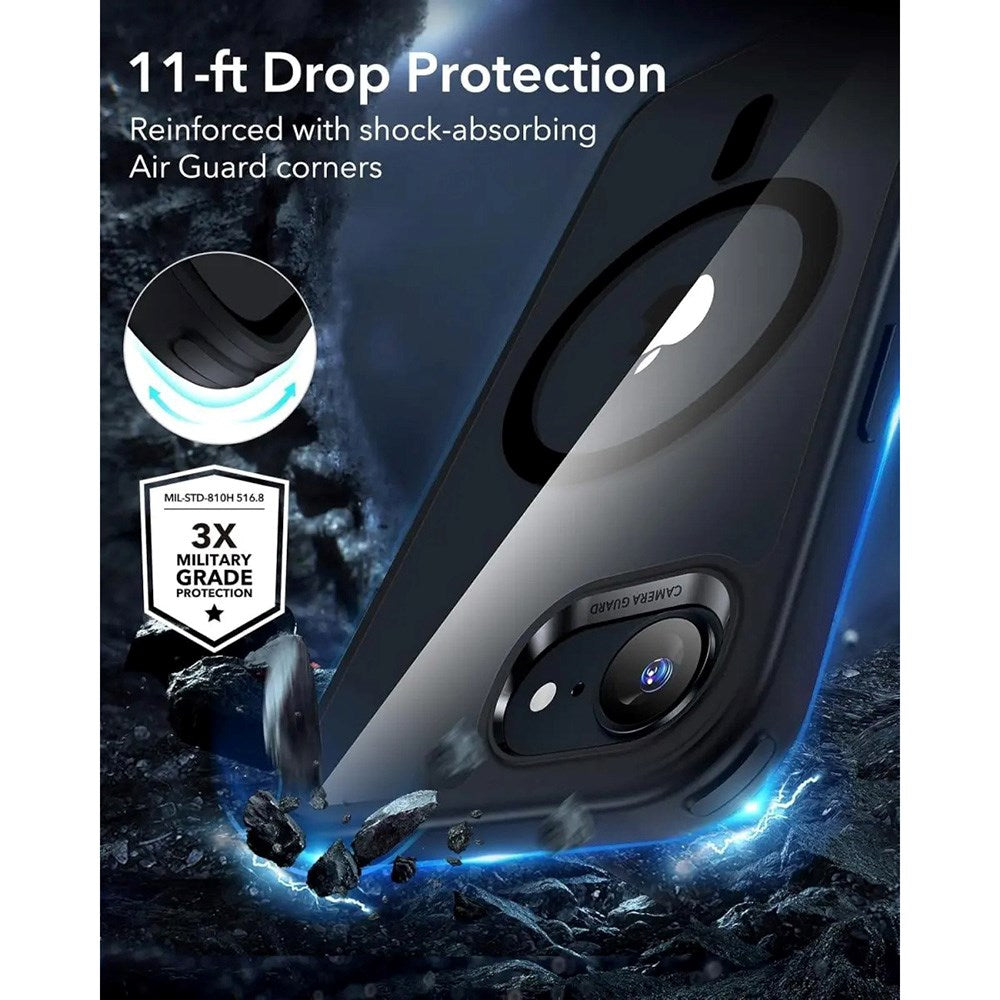 ESR iPhone 16e Classic Hybrid Skal - MagSafe Kompatibel - Genomskinlig / Svart