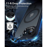 ESR iPhone 16e Classic Hybrid Skal - MagSafe Kompatibel - Matt Svart