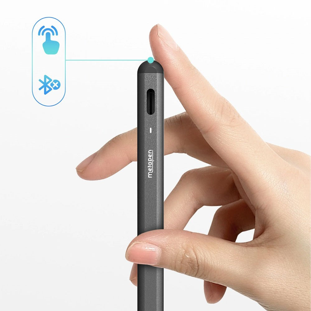 Metapen A8 Stylus Penna för iPad - USB-C - Svart