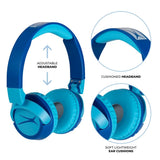Altec Lansing 2-i-1 Headset för Barn med / utan Kabel - On-Ear Design - Blå
