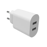 Smartline 24W Väggladdare med 2x USB-A - Vit