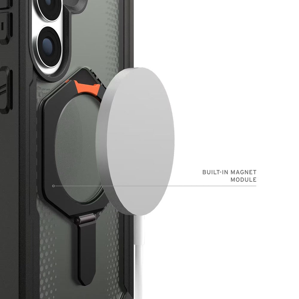 Samsung Galaxy S26+ (Plus) UAG Plasma XTE Skal - MagSafe Kompatibel - Svart / Orange