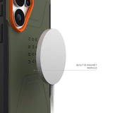 Samsung Galaxy S26 Ultra UAG Civilian Skal - MagSafe Kompatibel - Grön / Orange