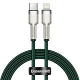 Baseus Cafule USB-C till Lightning Kabel PD 20W - 1m - Grön