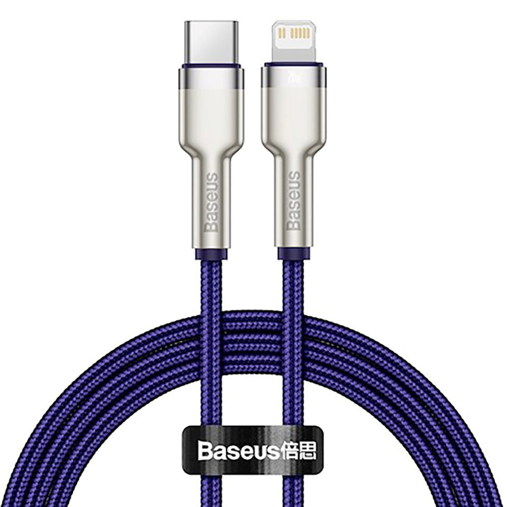 Baseus Cafule USB-C till Lightning Kabel PD 20W - 1m - Lila