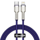 Baseus Cafule USB-C till Lightning Kabel PD 20W - 1m - Lila