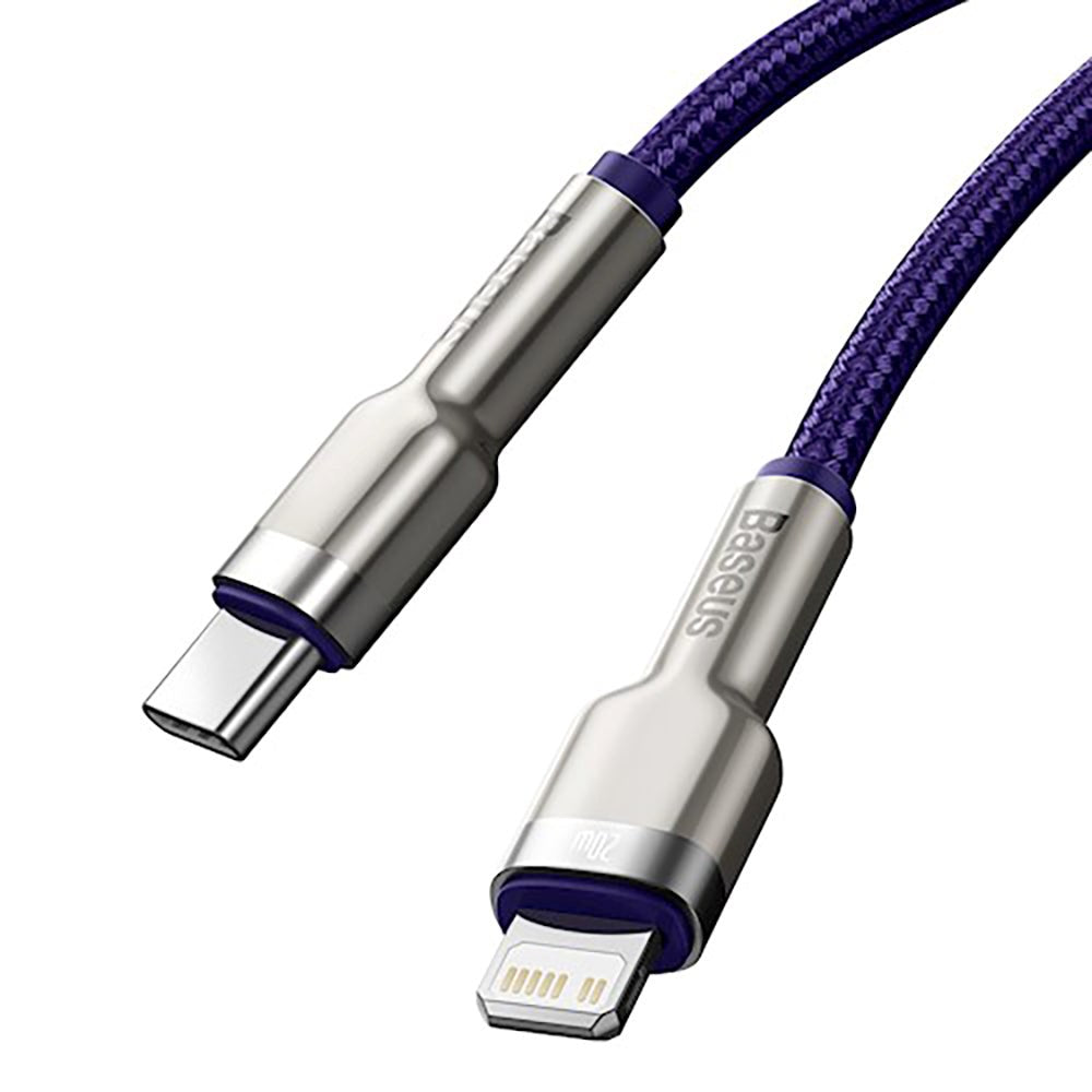 Baseus Cafule USB-C till Lightning Kabel PD 20W - 1m - Lila