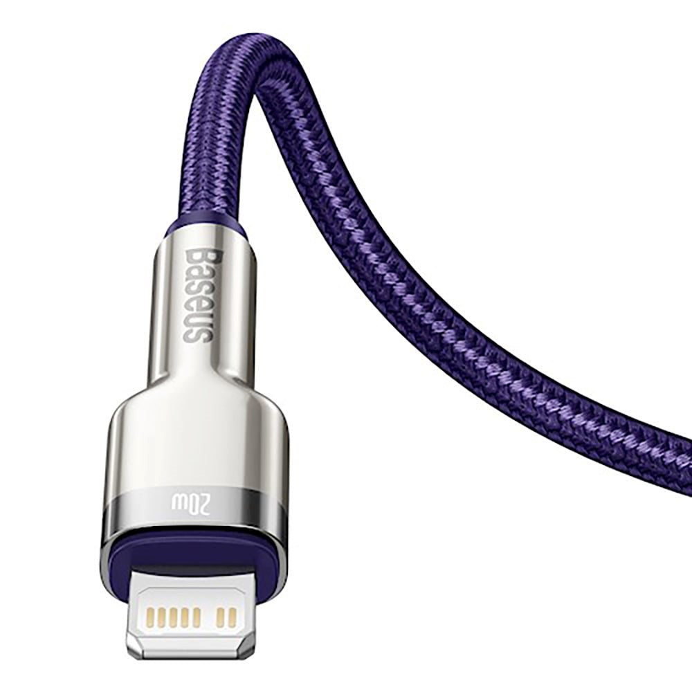 Baseus Cafule USB-C till Lightning Kabel PD 20W - 1m - Lila