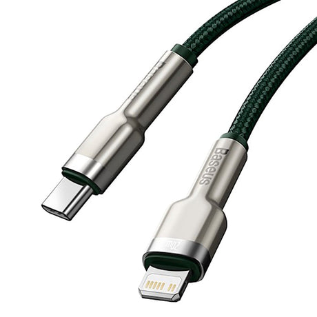 Baseus Cafule USB-C till Lightning Kabel PD 20W - 2m - Grön