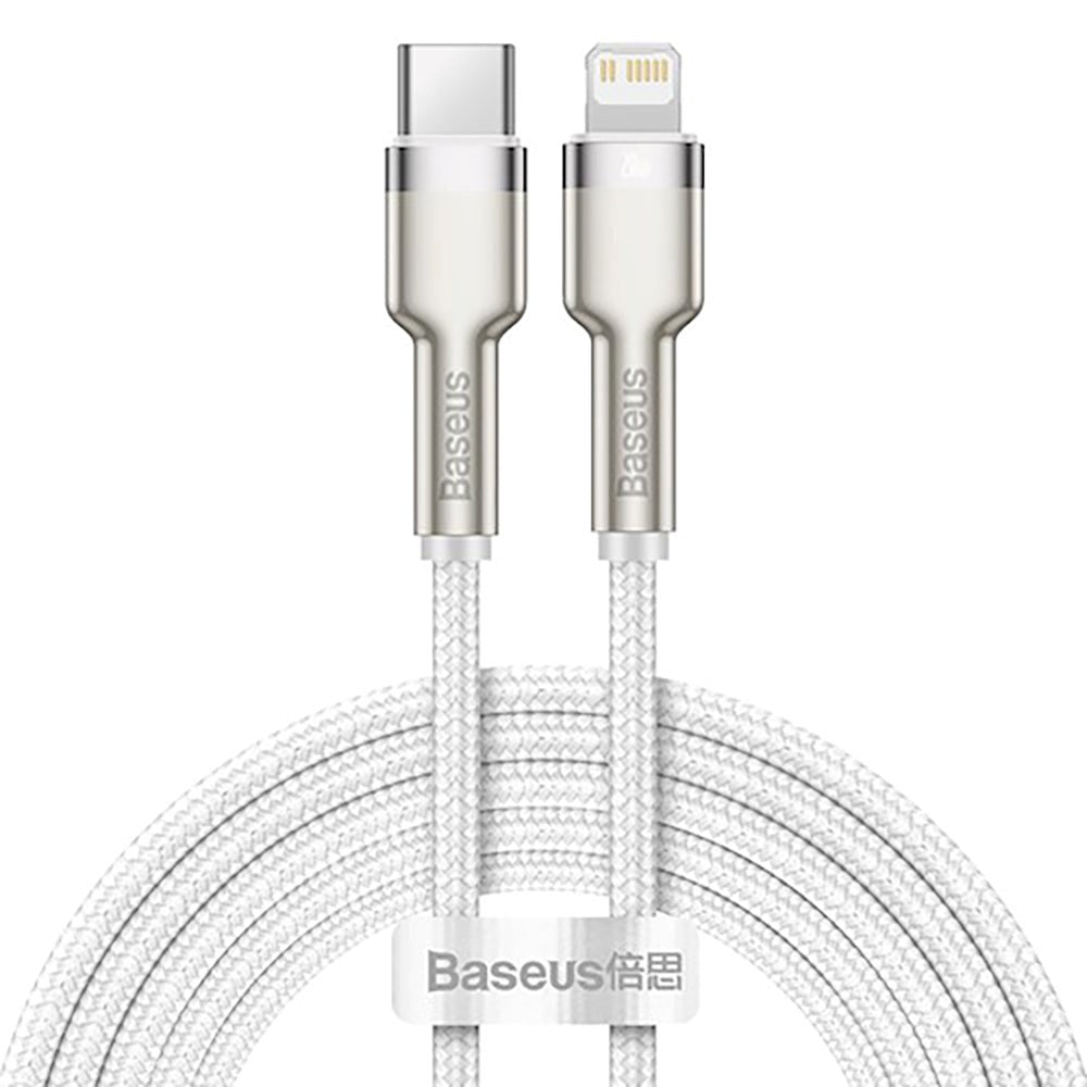 Baseus Cafule USB-C till Lightning Kabel PD 20W - 2m - Vit