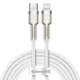 Baseus Cafule USB-C till Lightning Kabel PD 20W - 2m - Vit