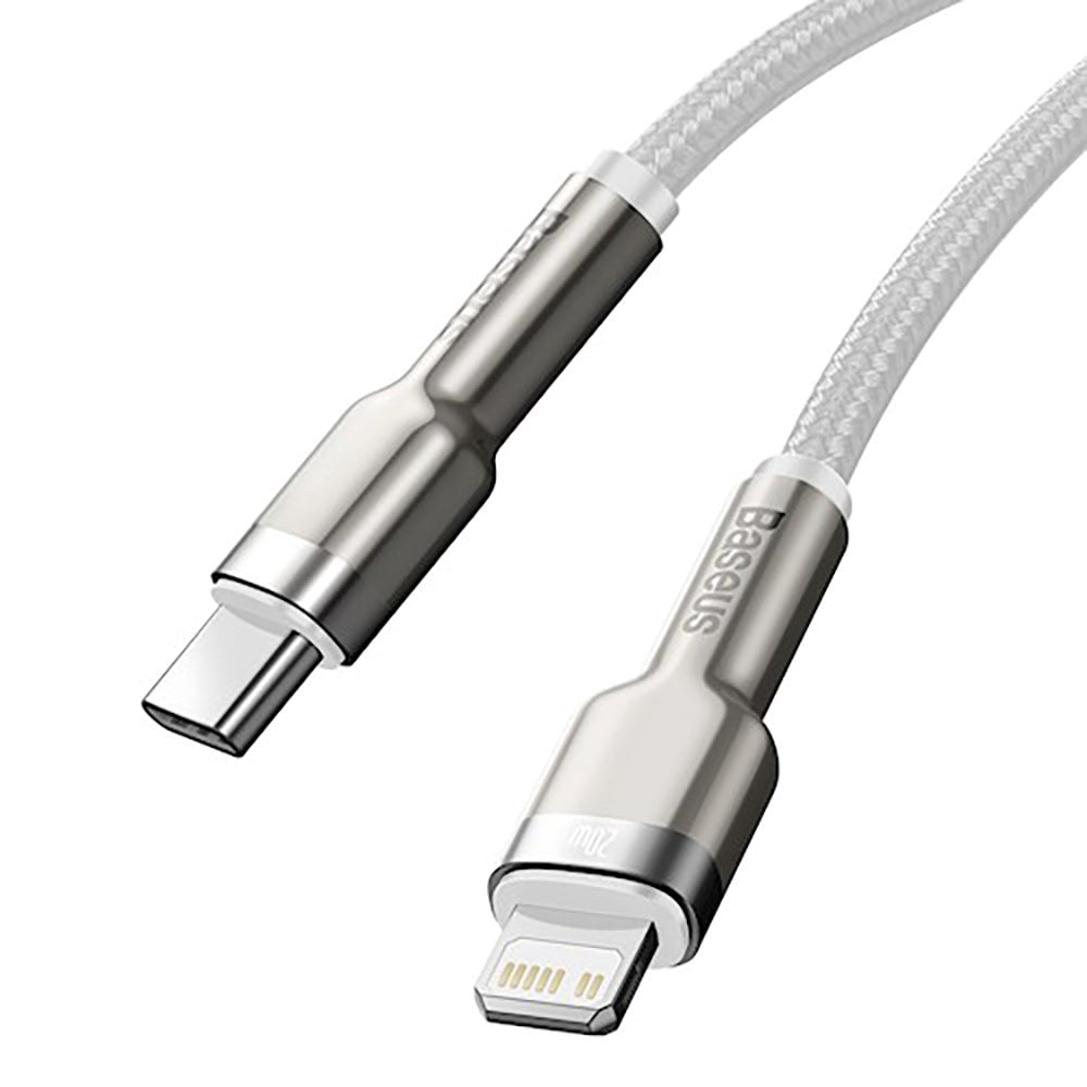 Baseus Cafule USB-C till Lightning Kabel PD 20W - 2m - Vit