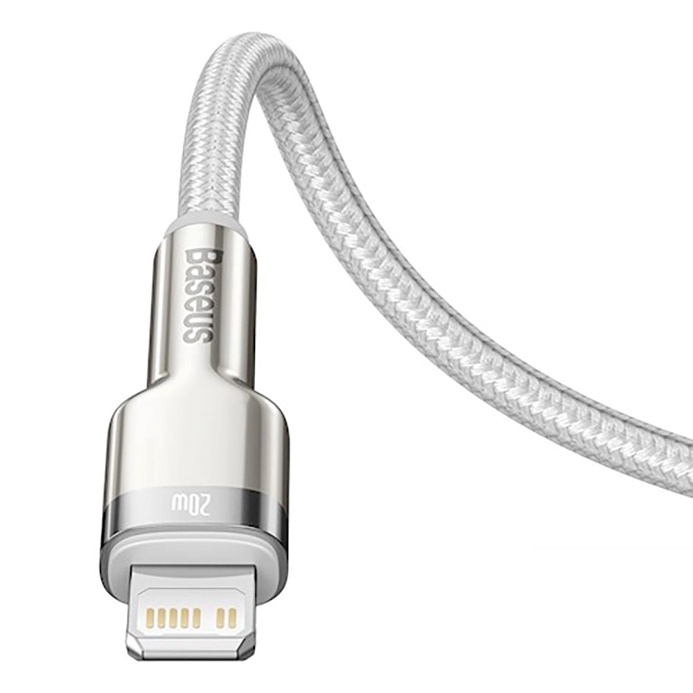 Baseus Cafule USB-C till Lightning Kabel PD 20W - 2m - Vit