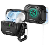 ESR AirPods Pro (3:e gen.) Cyber FlickLock Fodral med Karbinhake – Svart