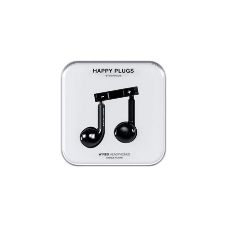 Happy Plugs Hörlurar med USB-C - In-Ear - Svart