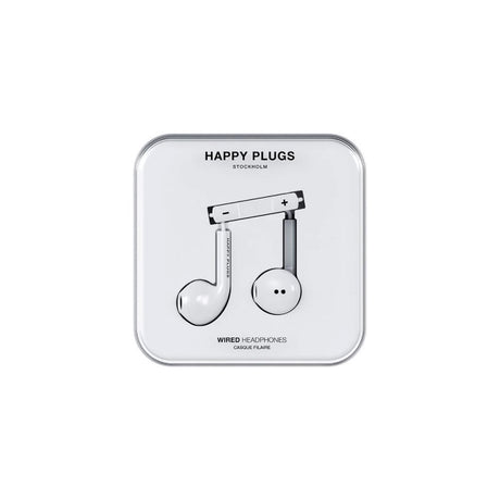 Happy Plugs Hörlurar med USB-C - In-Ear - Vit