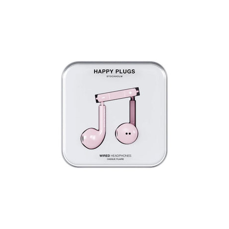 Happy Plugs Hörlurar med USB-C - In-Ear - Rosa