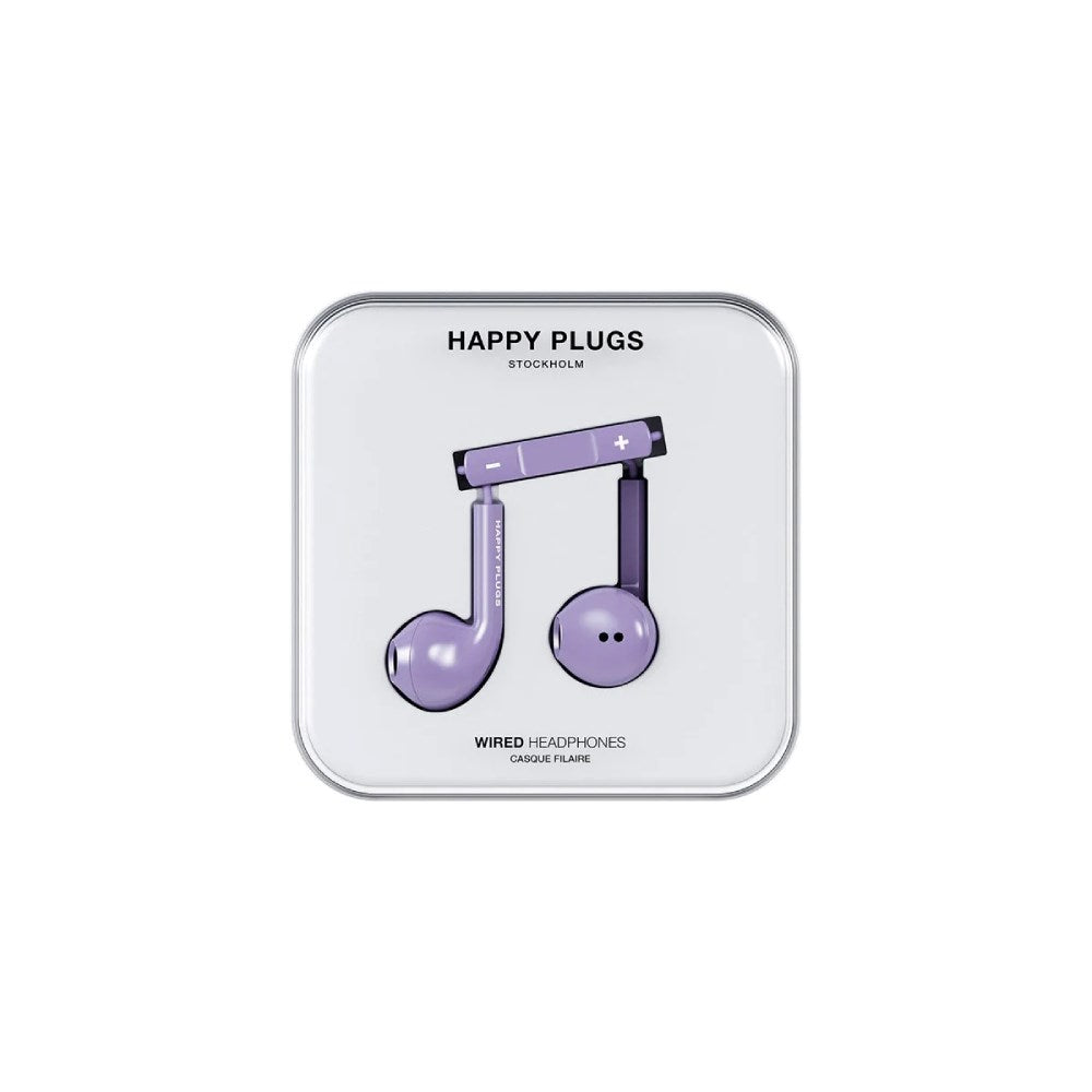 Happy Plugs Hörlurar med USB-C - In-Ear - Lila