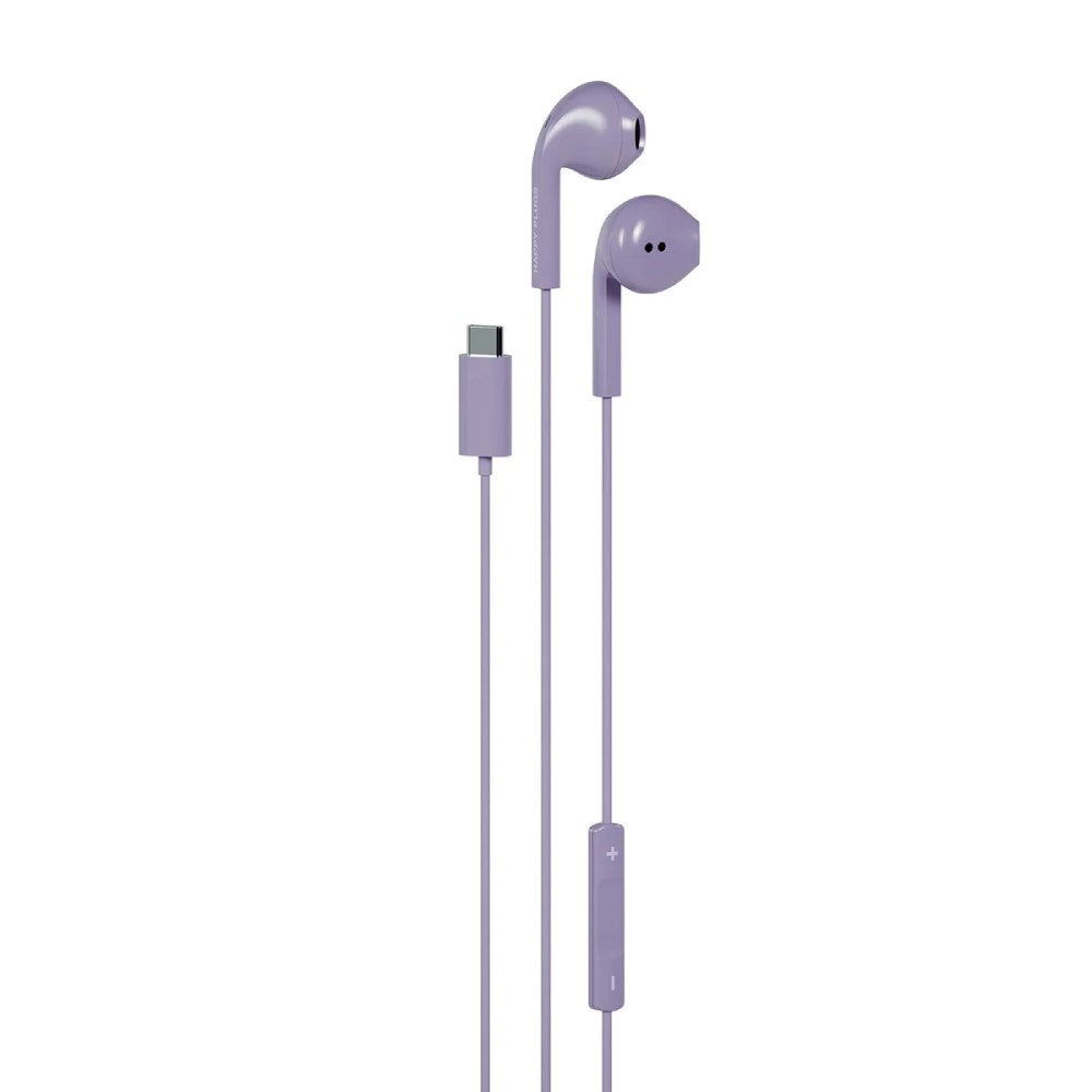 Happy Plugs Hörlurar med USB-C - In-Ear - Lila