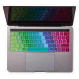 Philbert MacBook Pro Touch Bar 13" / 15" Tangentbordsskydd med Nordisk Layout - Rainbow