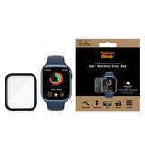 Apple Watch 7/8/9 (45mm) PanzerGlass Skärmskydd Härdat Glas - Svart kant