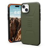 iPhone 15 Plus UAG CIVILIAN Series Skal - MagSafe Kompatibelt - Olive