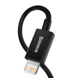 Baseus Superior Series 1m USB-A till Lightning Kabel - Svart