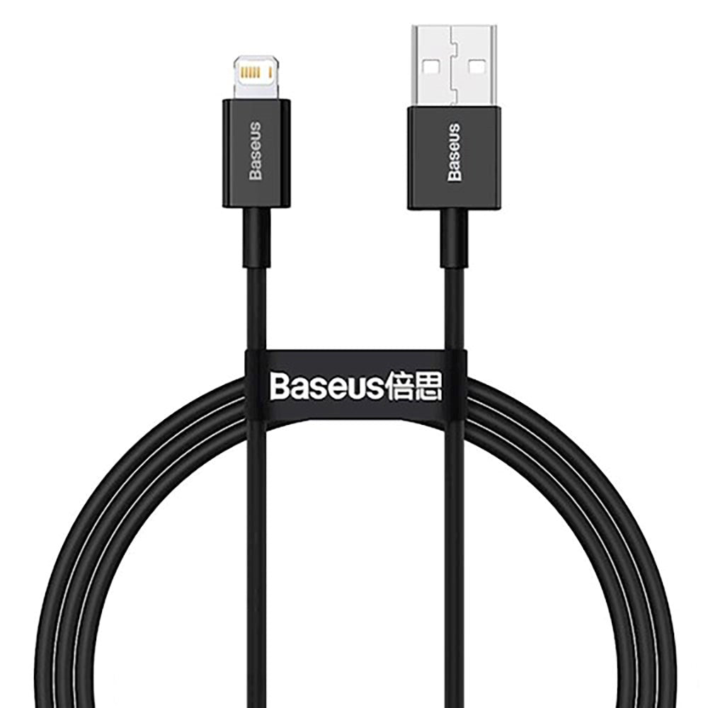 Baseus Superior Series 1m USB-A till Lightning Kabel - Svart