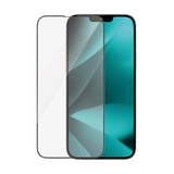 iPhone 14 Plus / 13 Pro Max PanzerGlass Ultra Wide Fit Skärmskydd med EasyAligner - Antibakteriellt - Diamond Strength - Transparent / Svart kant