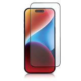 iPhone 15 Plus PANZER Premium Full-Fit Glass - Härdat Glas - Svart Kant