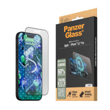 iPhone 16 Pro PanzerGlass Ultra Wide Fit Skärmskydd m. EasyAligner - Anti-Reflective - Diamond Strength - Genomskinlig / Svart Kant