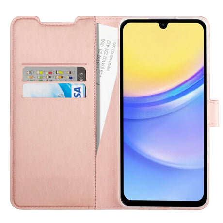 Samsung Galaxy A15 (5G) / A15 Vivanco Classic Plånboksfodral - Rose Gold