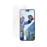 iPhone 16 Plus PanzerGlass Classic Fit Skärmskydd m. EasyAligner - Platinum Strength - Transparent