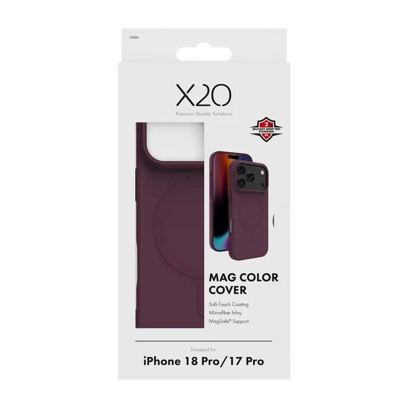 iPhone 18 Pro / 17 Pro X2O Mag Color Skal - MagSafe Kompatibel - Blå