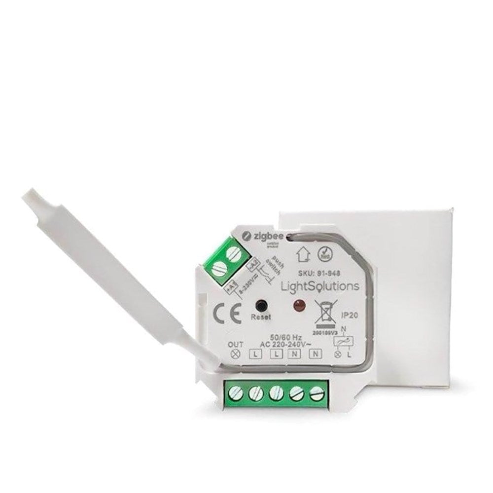 Light Solutions - Mini ZigBee Switch - 200W - Vit